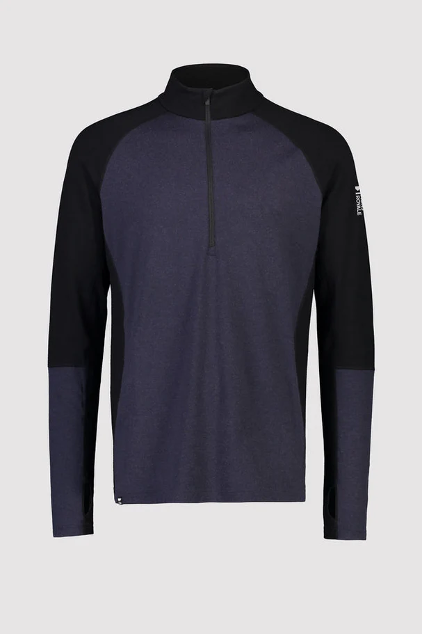Mons Royale Men's Olympus Merino Base Layer 1/2 Zip Long Sleeve - Winter 2025/2026