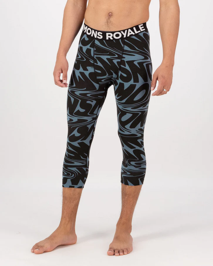 Mons Royale Men's Cascade Merino Base Layer 3/4 Legging - Winter 2025/2026 - Image 2
