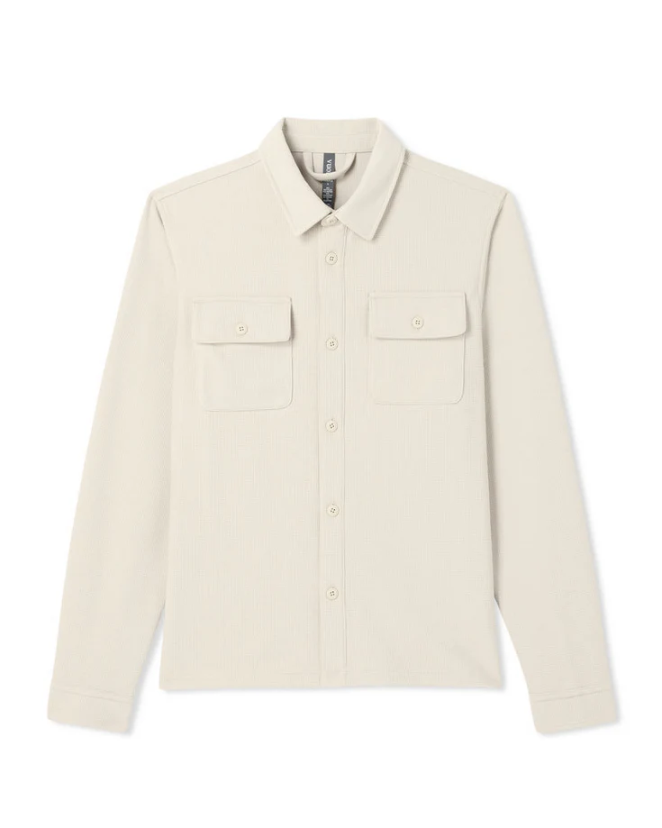 Vuori Men's Waffle Shirt Jacket - Fall 2025