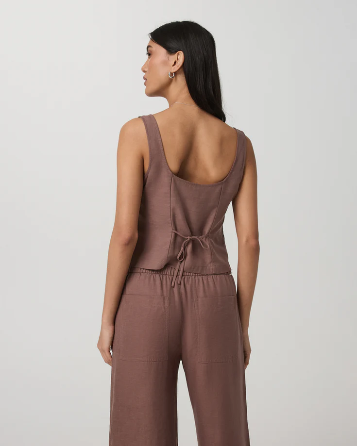 Vuori Women's Trestles Twill Button Front Top - Spring 2026 - Image 4