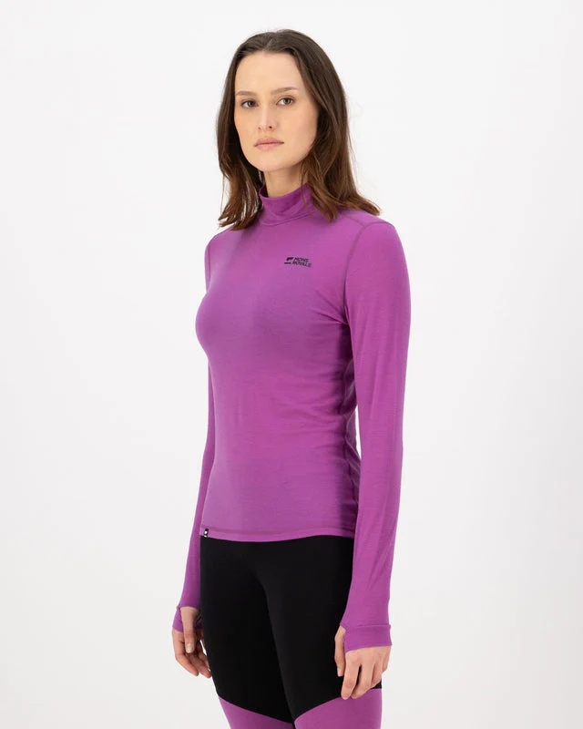 Mons Royale Women's Cascade Merino Base Layer Mock Neck Long Sleeve - Winter 2025/2026 - Image 2