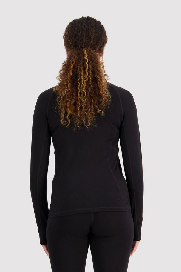 Mons Royale Women's Olympus Merino Base Layer 1/2 Zip Long Sleeve - Winter 2025/2026 - Image 3
